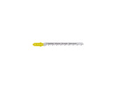 Fein 3 in. Chrome-Vanadium T-Shank Jigsaw Blade 6 TPI - 5pk 63503178010