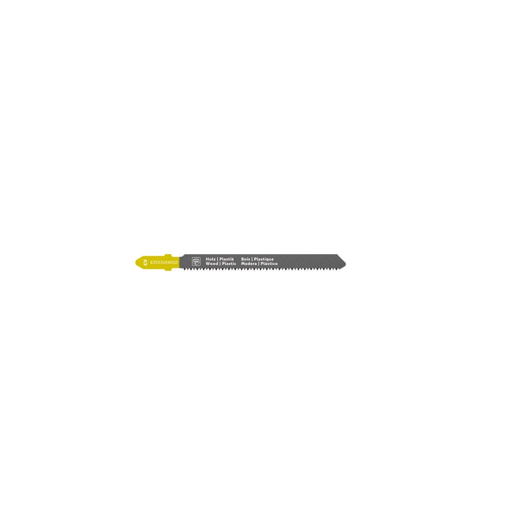 Fein 3 in. Chrome-Vanadium T-Shank Jigsaw Blade 17 TPI - 5pk 63503184010