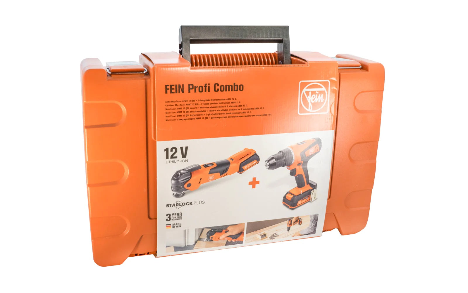 Fein Cordless MultiTalent AFMT 12 QSL + 2-speed cordless drill/driver ABSU 12 C 71901361090