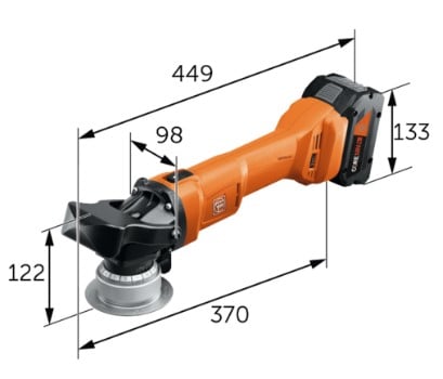Fein Cordless 1/4 in. Beveler AKFH 18-5T AS 71380562090
