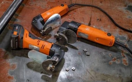 Fein Cordless 16 Gauge Sheet Metal Shears ABLS 18 1.6 E AS SET 71300665090