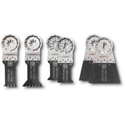 Fein Best of StarlockPlus E-Cut Wood & Metal Saw Blade Kit, 6-Pack 35222942080