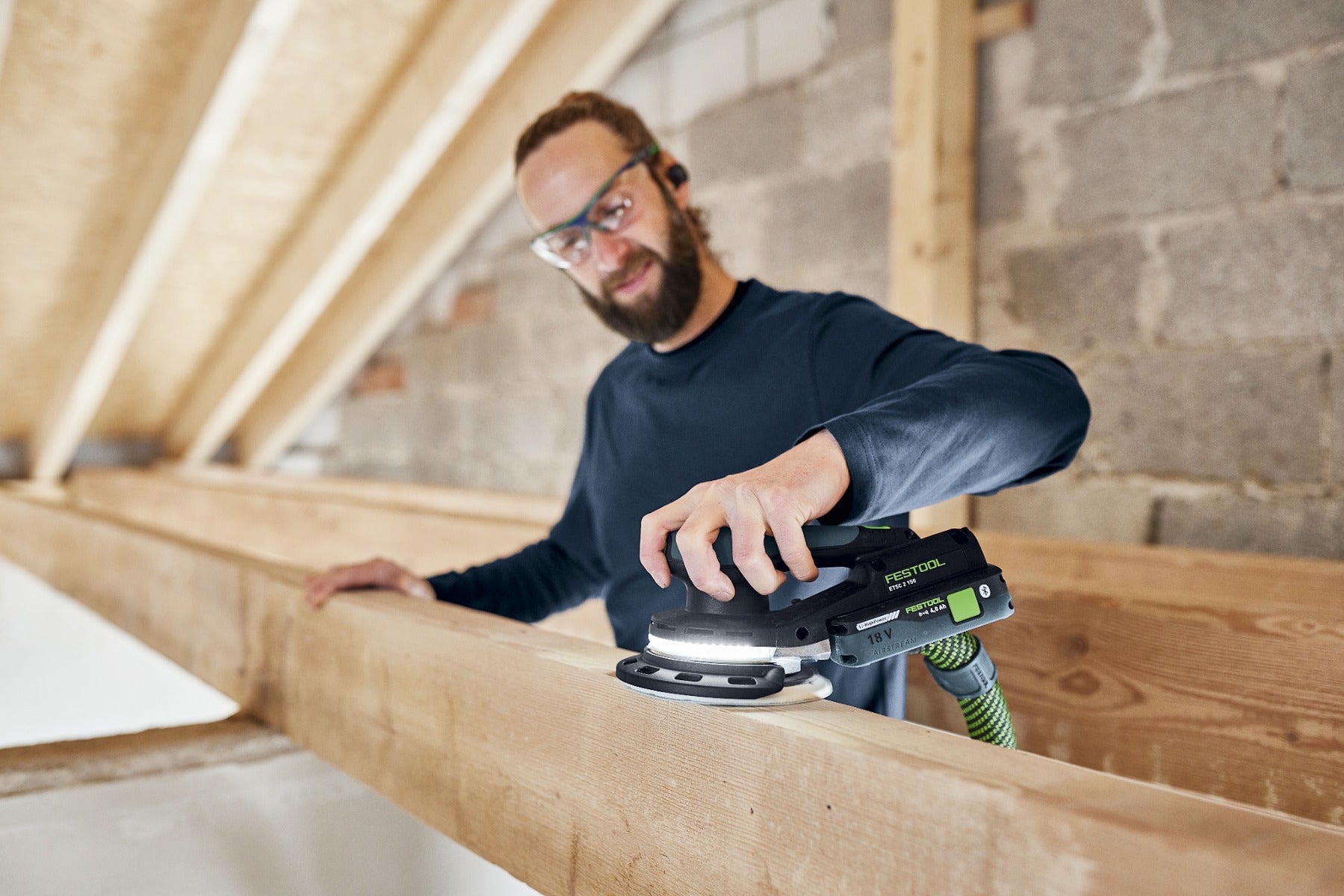 Festool 6 in. Cordless Random Orbital Sander ETSC 2 150-Basic 577725