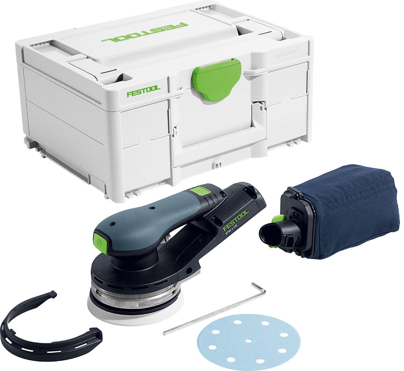 Festool 5 in. Cordless Random Orbital Sander ETSC 2 125-Basic 577735