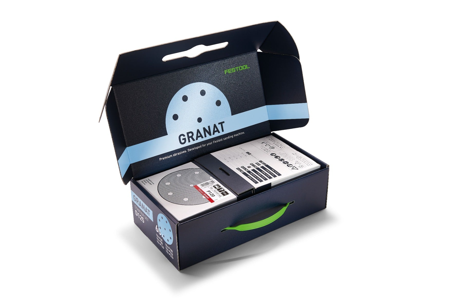 Festool 5 in. Granat Starter Set D125 GR-Set 578668