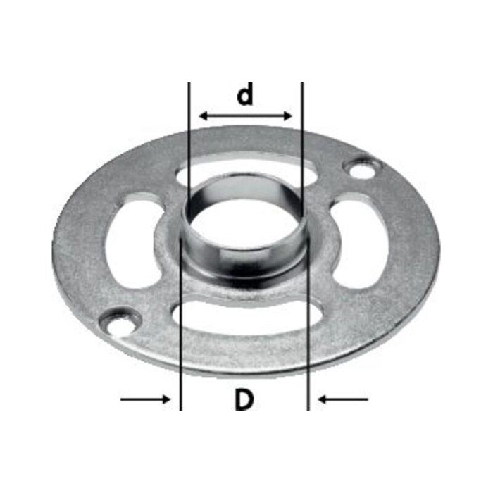 Festool Template Guide 5/8" Od / 1/2" Id KR-D 5/8 /OF 1010 578723