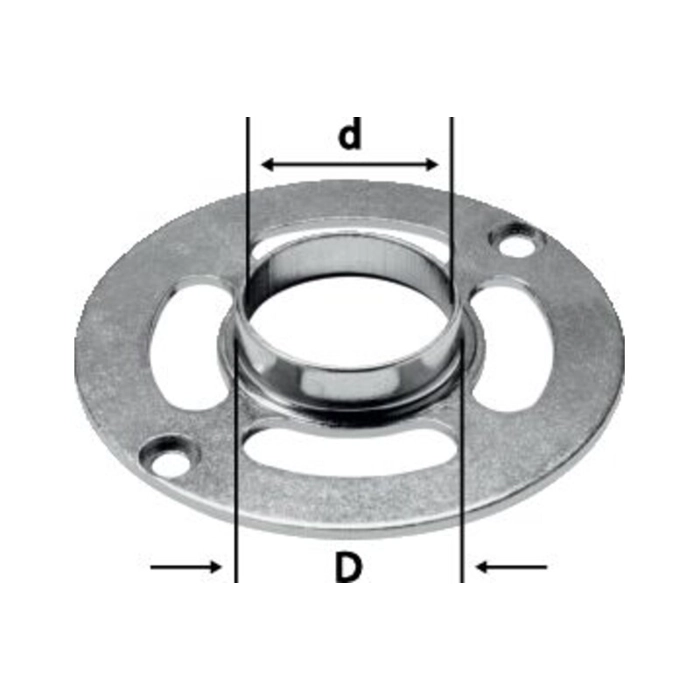 Festool Template Guide 1" Od / 7/8" Id KR-D 1 /OF 1010 578725
