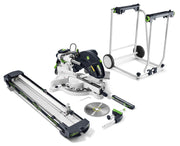 Festool KAPEX KS 120 REB Sliding Compound Miter Saw Kit with UG Stand & Imperial Extensions 576862KIT