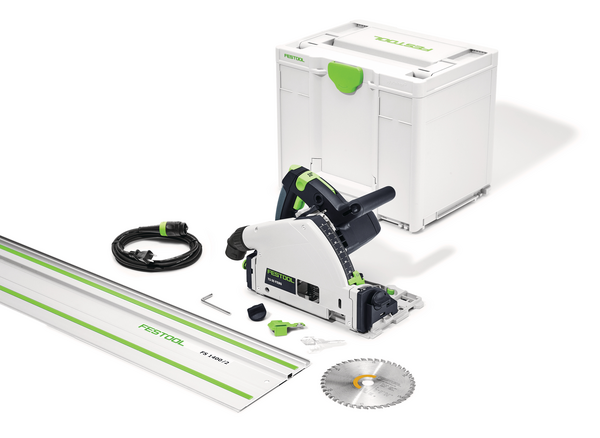 Festool Plunge Cut Track Saw TS 55 F Set w/ 55 in. Guide Rail FS 1400 577014KIT