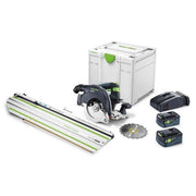 Festool Cordless Track Saw HKC 55 Set w/ Guide Rail FSK 250 and 5.0Ah Kit 577663KIT