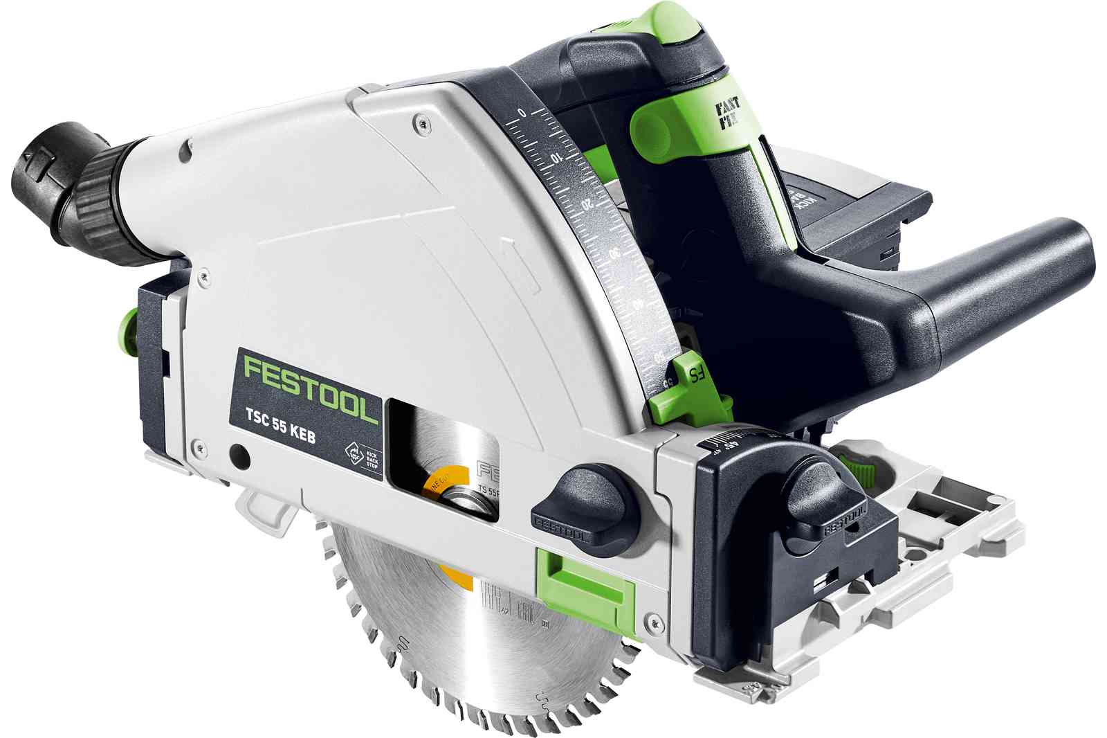 Festool Cordless Track Saw TSC 55 K Set w/ 55 in. Guide Rail FS 1400 and 5.0Ah Kit 577664KIT