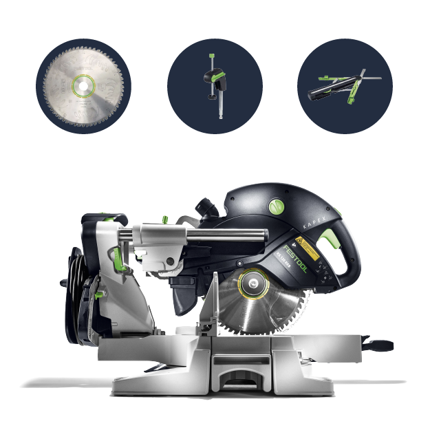 Festool KAPEX Sliding Compound Miter Saw KS 120 REB 575306