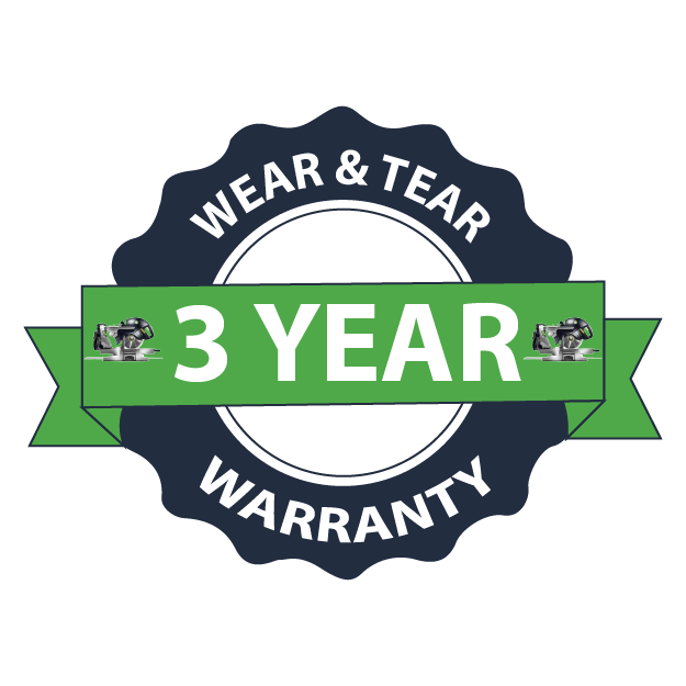 Festool Kapex 3 year warranty