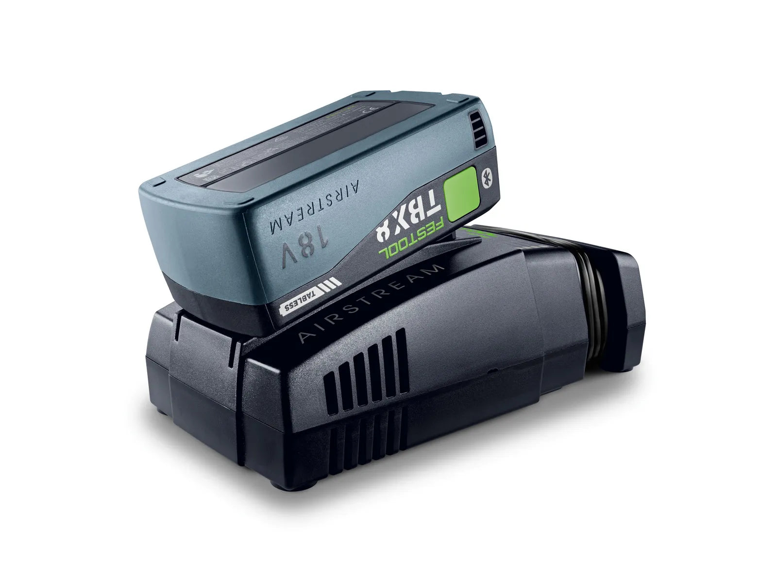 Festool Energy Set SYS 18V with (4) 8.0 Ah TBX 8 Tabless Batteries, (2) SCA 16 Rapid Chargers, and Systainer SYS3 M 187 578947