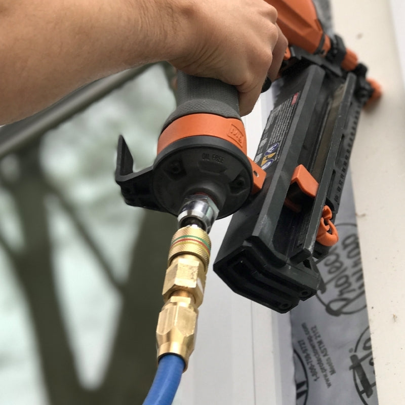 Blubird Fast FiX 1/4" Air Hose Assembly Field Repair Fitting with 1/4" MNPT Fixed FFFX14