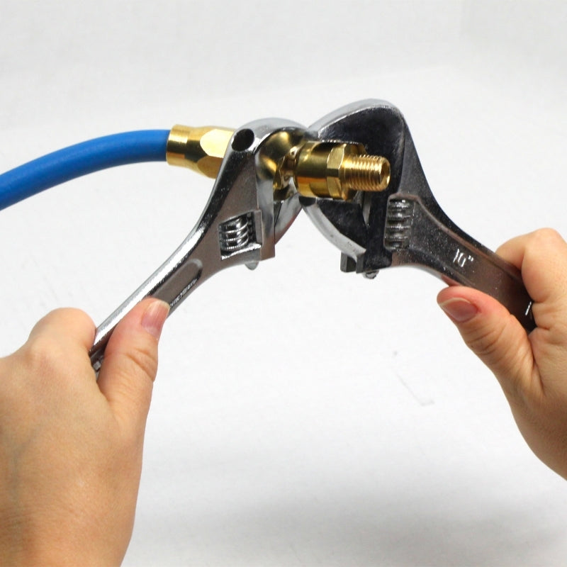 Blubird Fast FiX 3/8" Air Hose Assembly Field Repair Fitting with 1/4" MNPT Swivel FFSW38