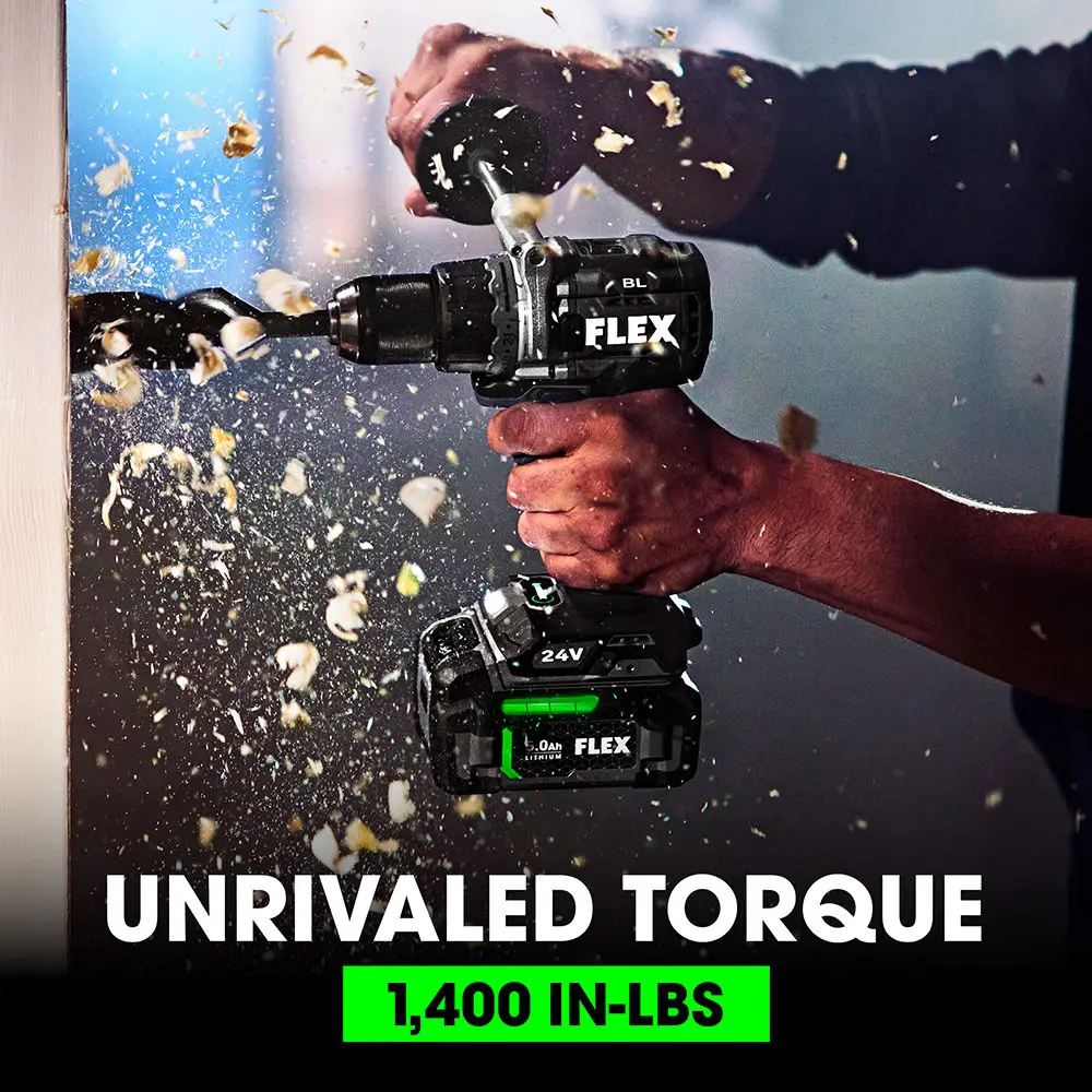 Flex Tools 1/2" 2-Speed Drill Driver with Turbo Mode (Tool Only) FX1171T-Z