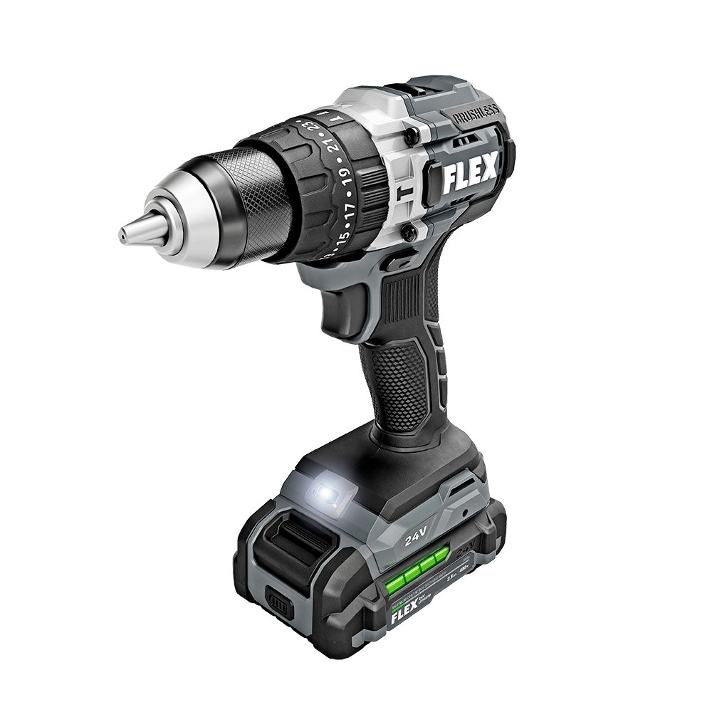 Flex Tools 1/2" 2-Speed Hammer Drill Kit FX1251-2A