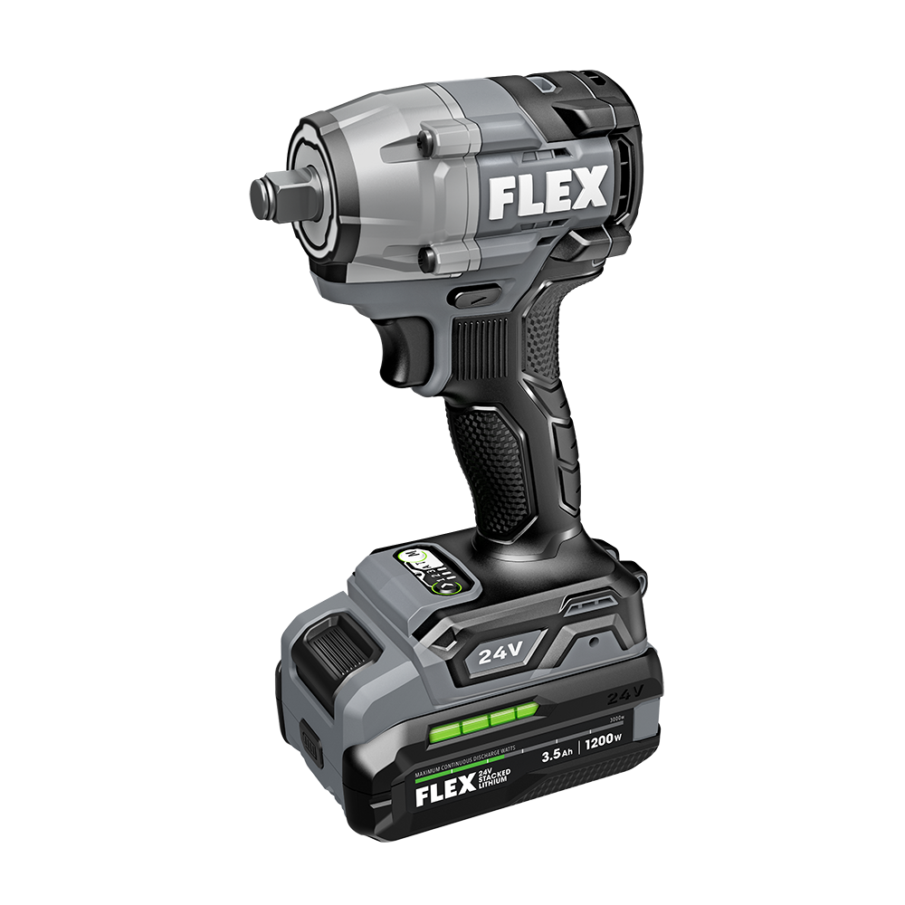 Flex Tools 1/2" Compact Impact Wrench Stacked Lithium Kit FX1431-1F