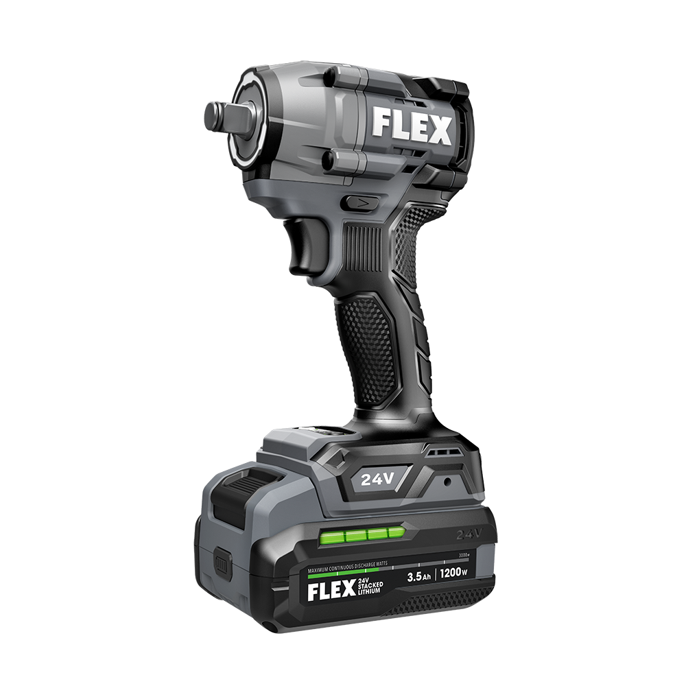 Flex Tools 1/2" Compact Impact Wrench Stacked Lithium Kit FX1431-1F