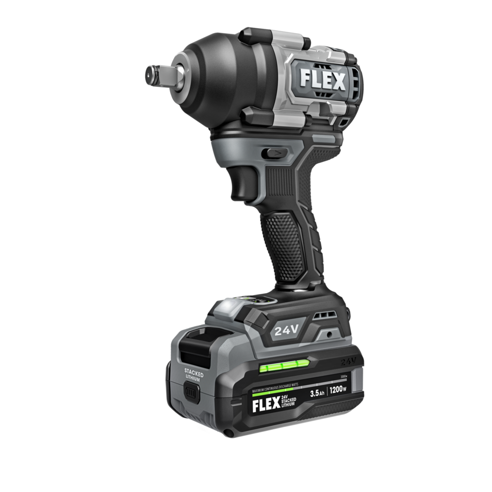 Flex Tools 1/2" Mid-Torque Impact Wrench Stacked Lithium Kit FX1451-1F