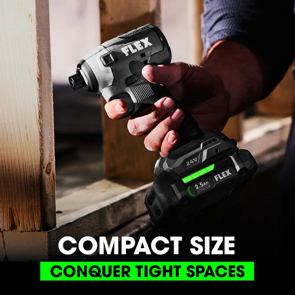 Flex Tools 1/4" Hex Impact Driver (Tool Only) FX1351-Z