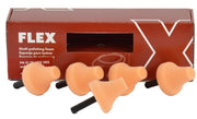 Flex Tools FS 140 Cone Foam Pad Set - Orange (Soft/Finish) 530079