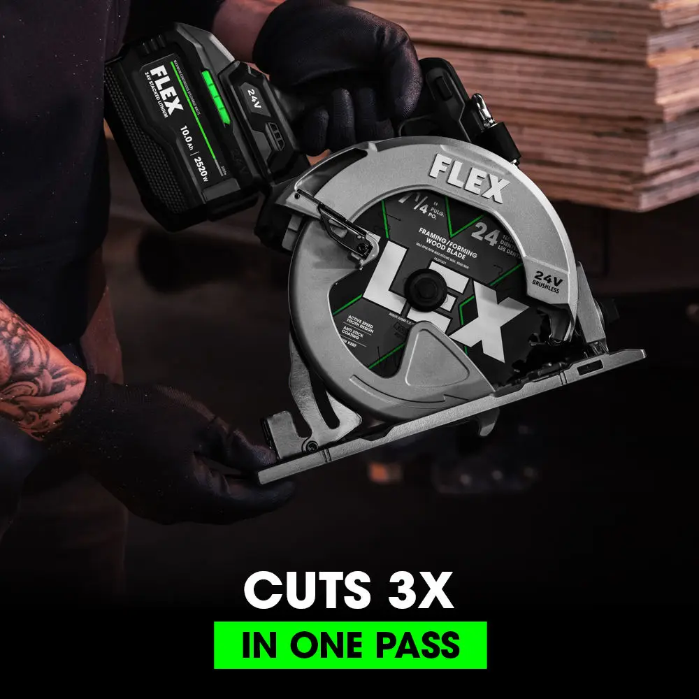 Flex Tools 7-1/4" Circular Saw Stacked Lithium Kit FX2141-1J