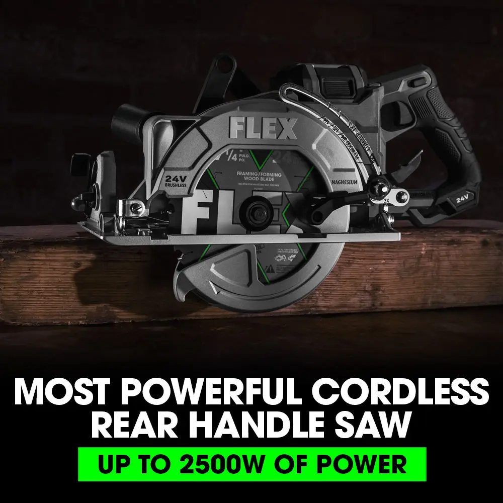Flex Tools 7-1/4" Rear Handle Circular Saw (Tool Only) FX2141R-Z