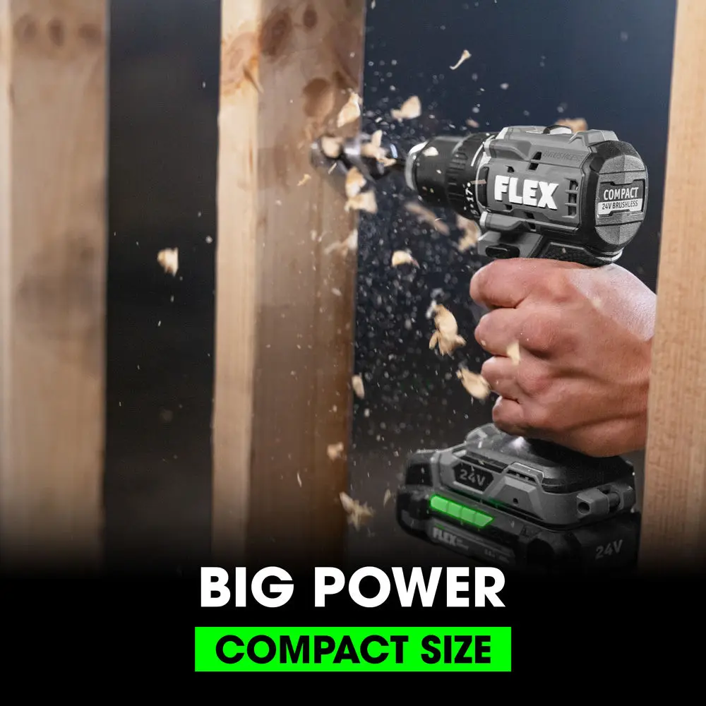 Flex Tools Compact Drill Driver and Compact Impact Driver Combo Kit FXM205-2A