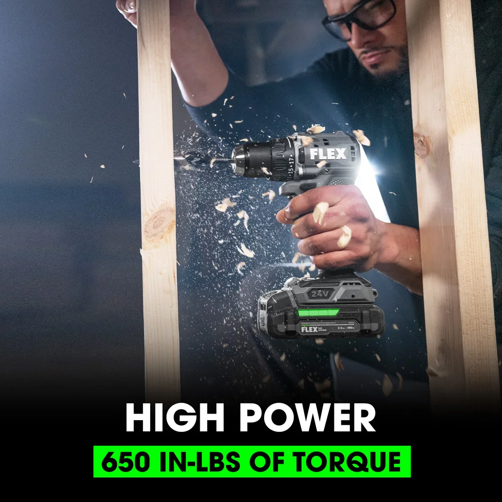 Flex Tools 1/2" 2-Speed Compact Drill Driver Kit FX1131-1A