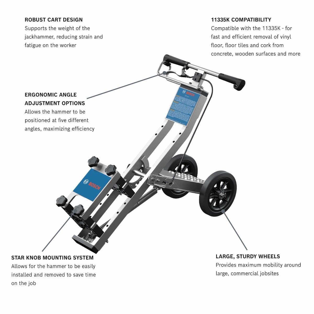 Bosch Floor Removal Cart for 11335K