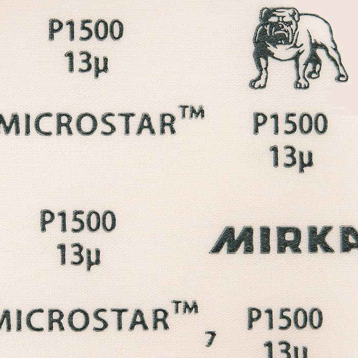 Mirka Microstar 5 in. 1200G Grip Film-Backed Disc, Qty 50 FM-612-1200