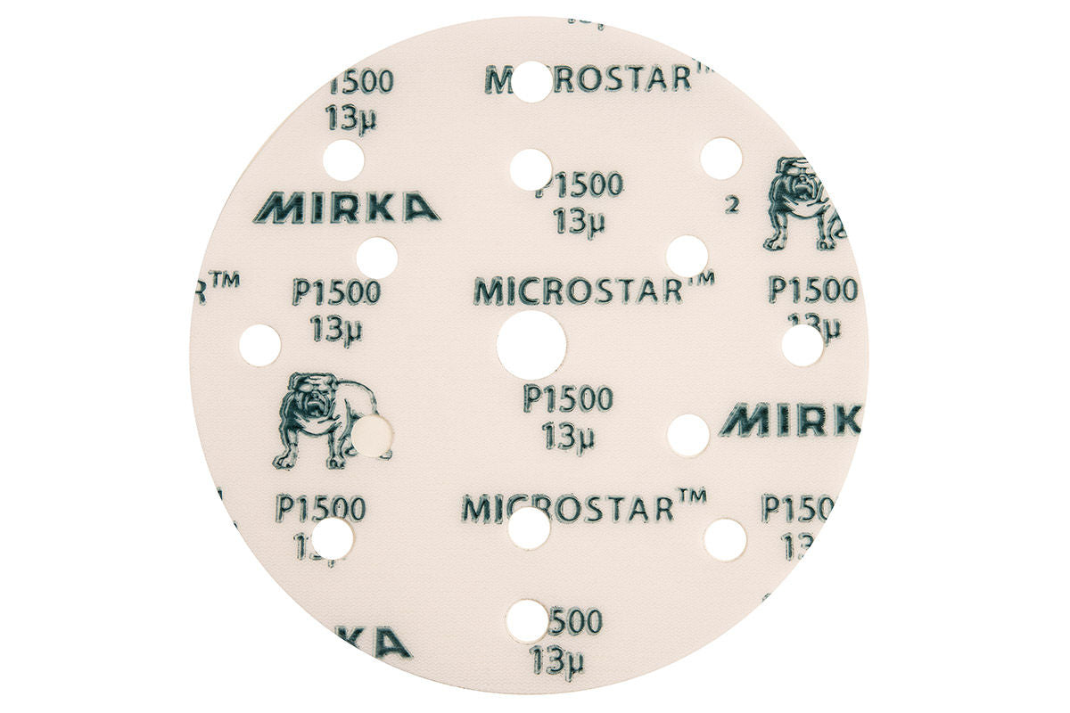 Mirka MICROSTAR 6" Grip 15H P2000, 50/Pack FM-611-2000
