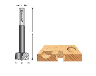 Amana Tool 1/4 in Forstner Bit FO-080