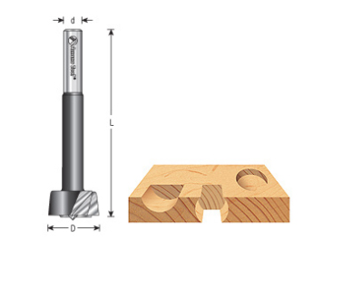 Amana Tool 7/8 in Forstner Bit FO-222