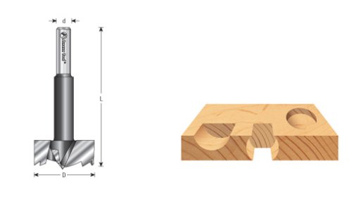 Amana Tool 2-3/8 in Saw Tooth Forstner Bit FO-562