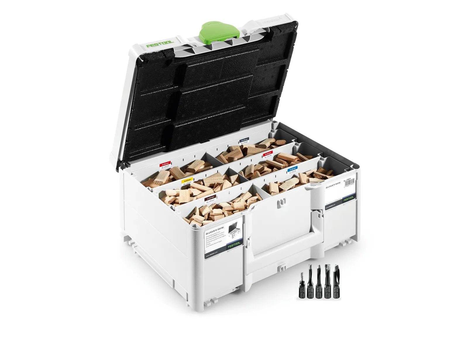 Festool Ultimate DFC 500 18V Cordless DOMINO Joiner Kit with TBX Tabless Battery Set
