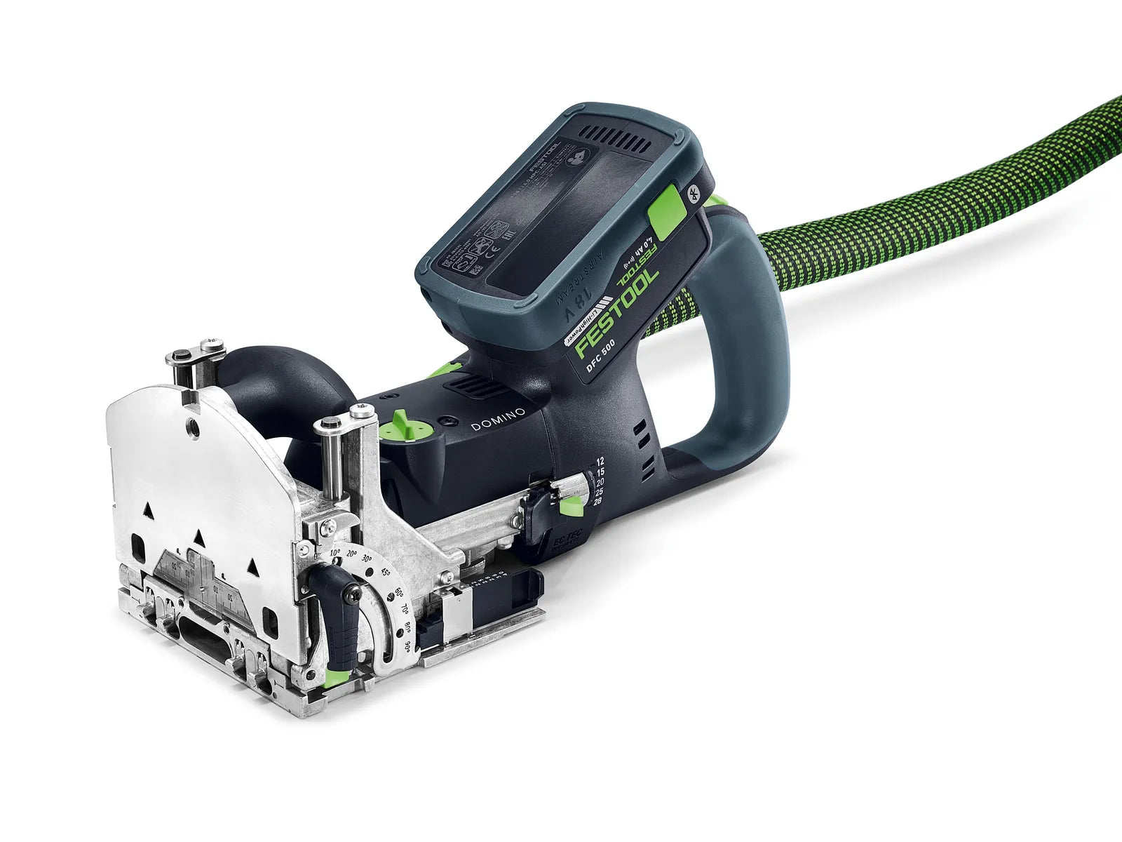 Festool Ultimate DFC 500 18V Cordless DOMINO Joiner Kit with TBX Tabless Battery Set