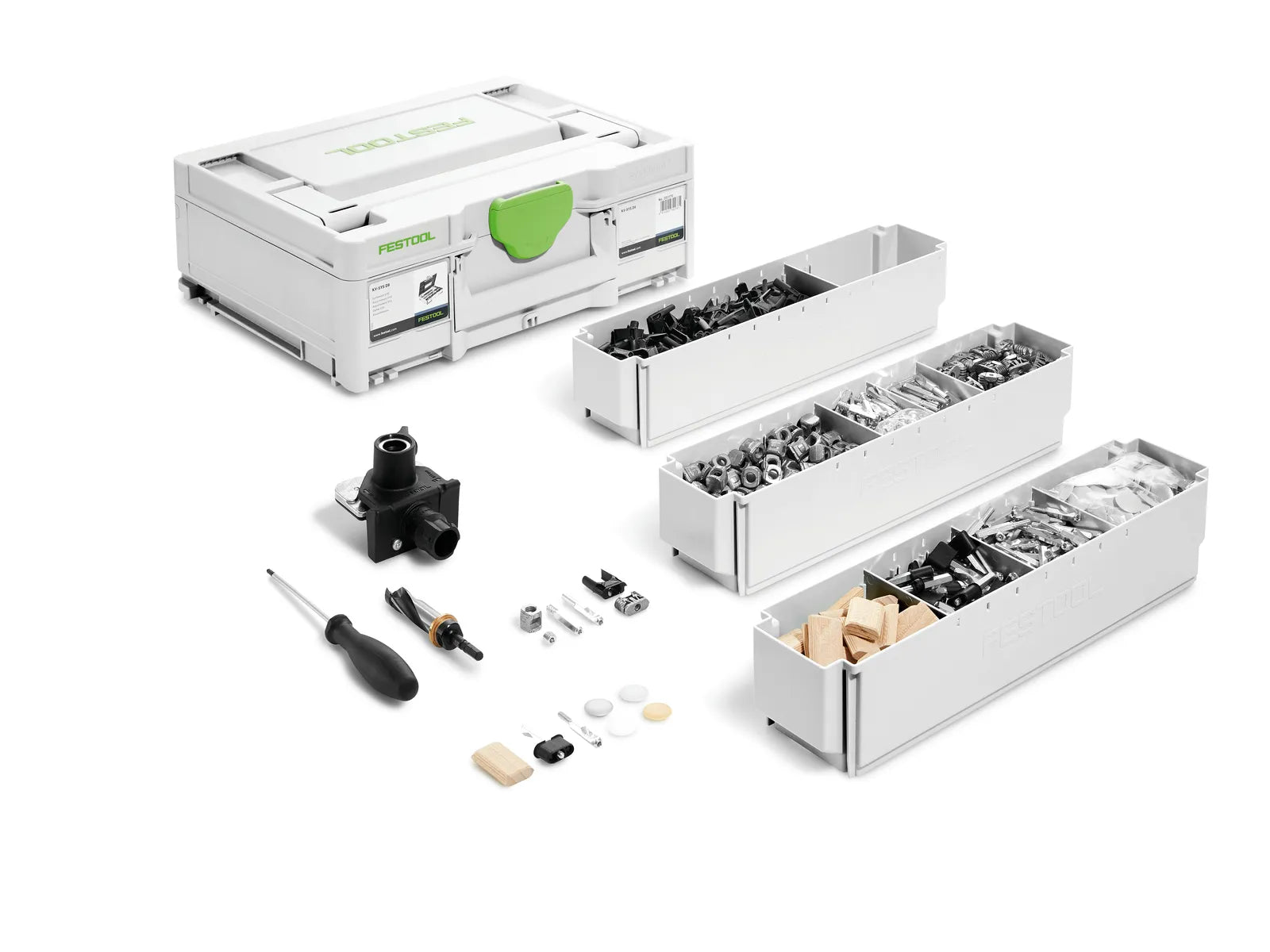 Festool Ultimate DFC 500 18V Cordless DOMINO Joiner Kit with TBX Tabless Battery Set