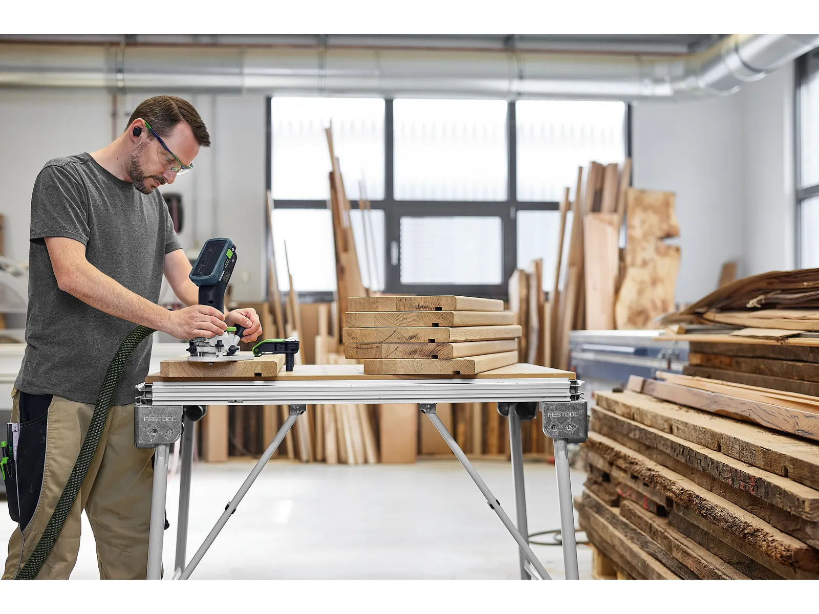 Festool MFKC 700 18V Cordless Modular Edge Router for Laminate EB-Basic 578012