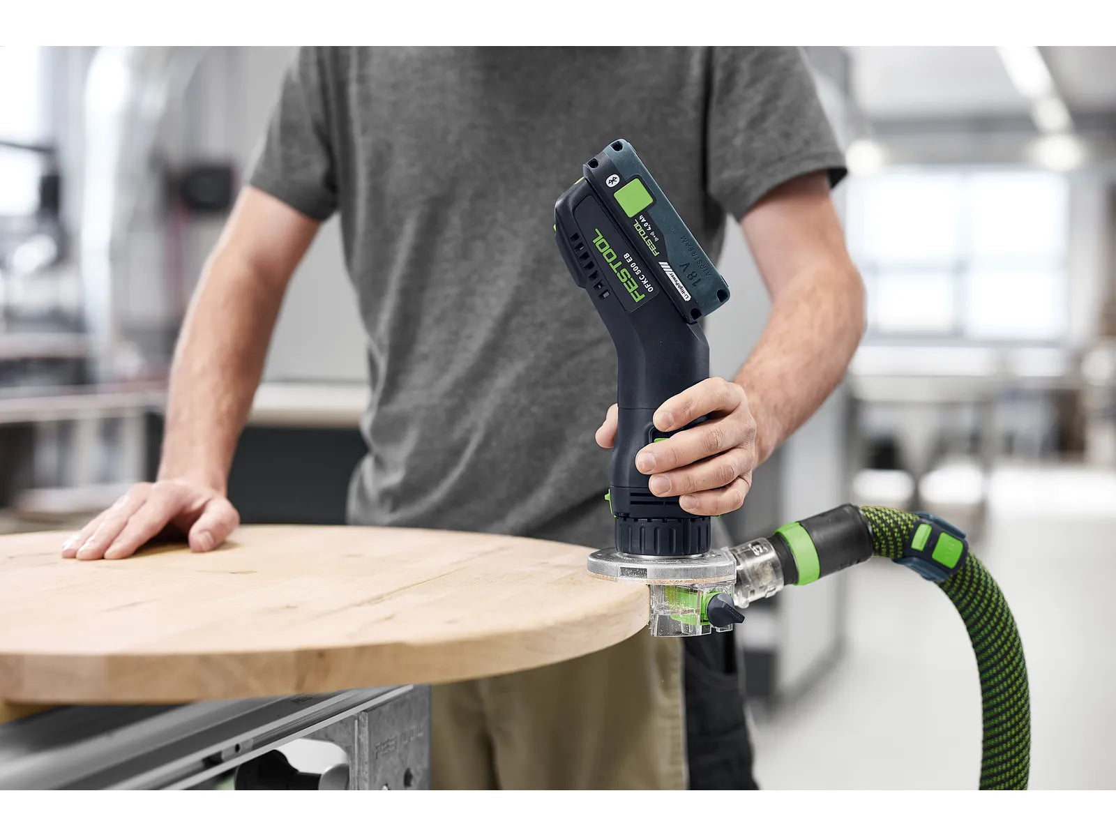 Festool OFKC 500 18V Cordless Edge Router with R3 Roundover Bit EB-Basic 577986