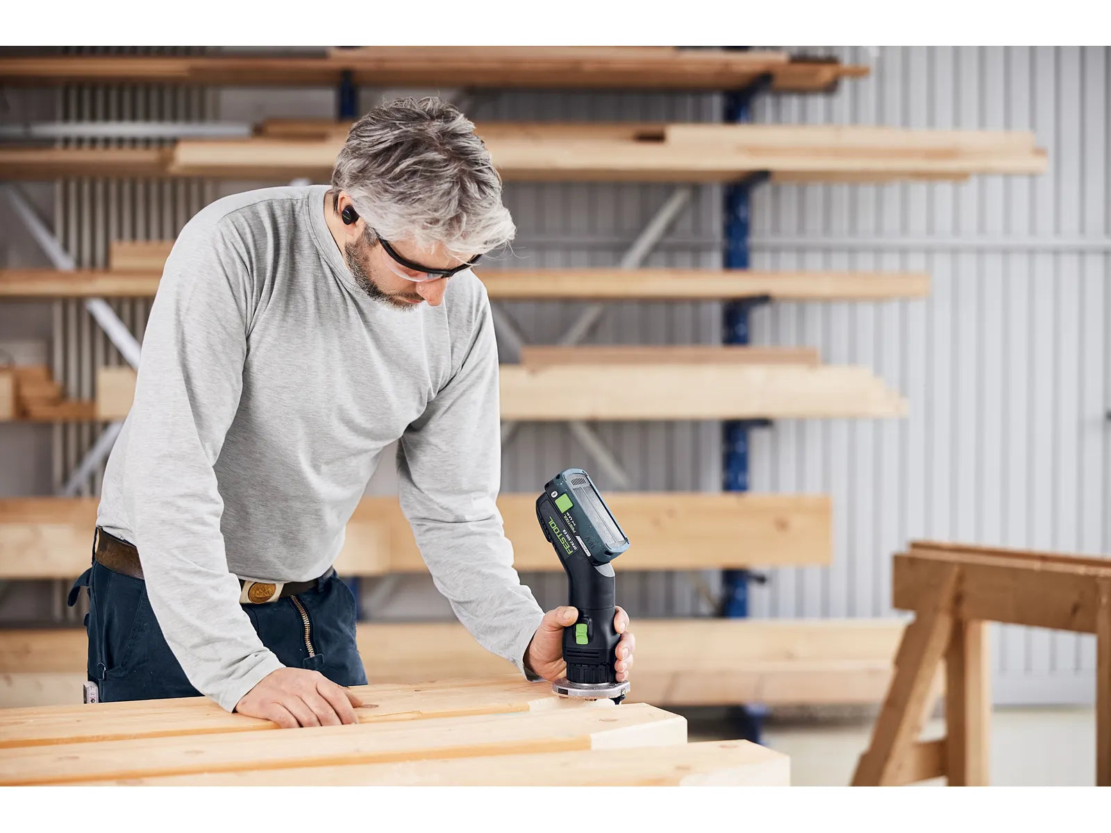 Festool OFKC 500 18V Cordless Edge Router with R3 Roundover Bit EB-Basic 577986