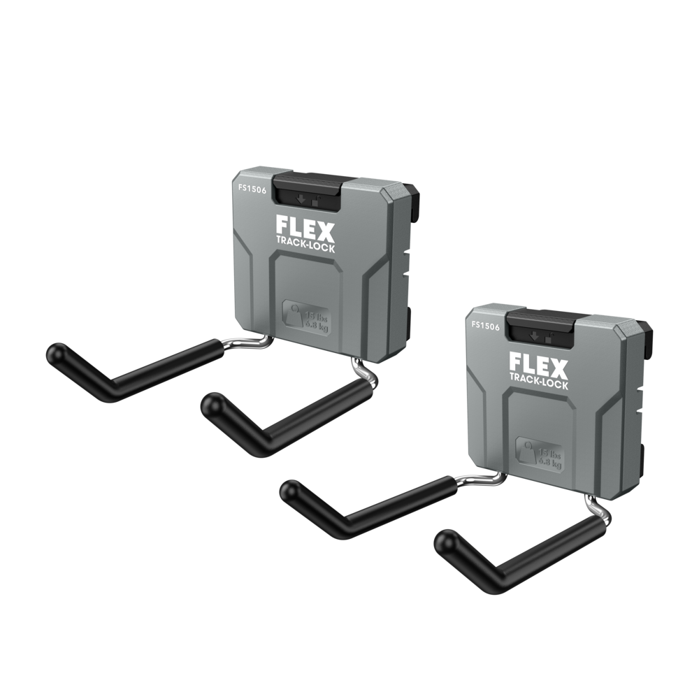 Flex Tools TRACK-LOCK Dual Straight Hook-2 Pack FS1506-2