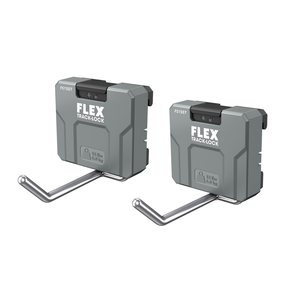 Flex Tools TRACK-LOCK Straight Hook-2 Pack FS1507-2