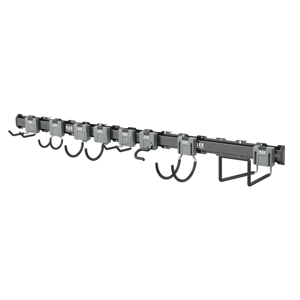 Flex Tools TRACK-LOCK 10-Pc. All Purpose Wall Storage Set FSM1502-10