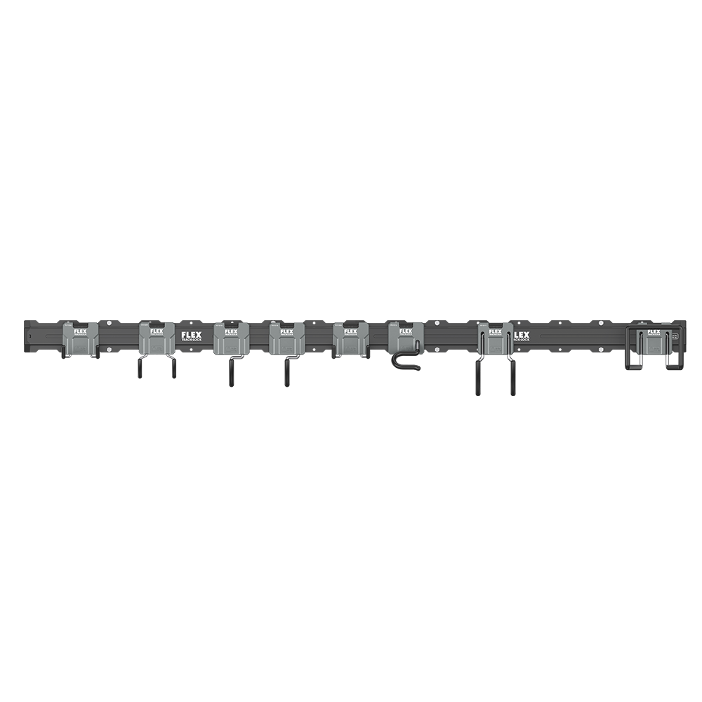 Flex Tools TRACK-LOCK 10-Pc. All Purpose Wall Storage Set FSM1502-10