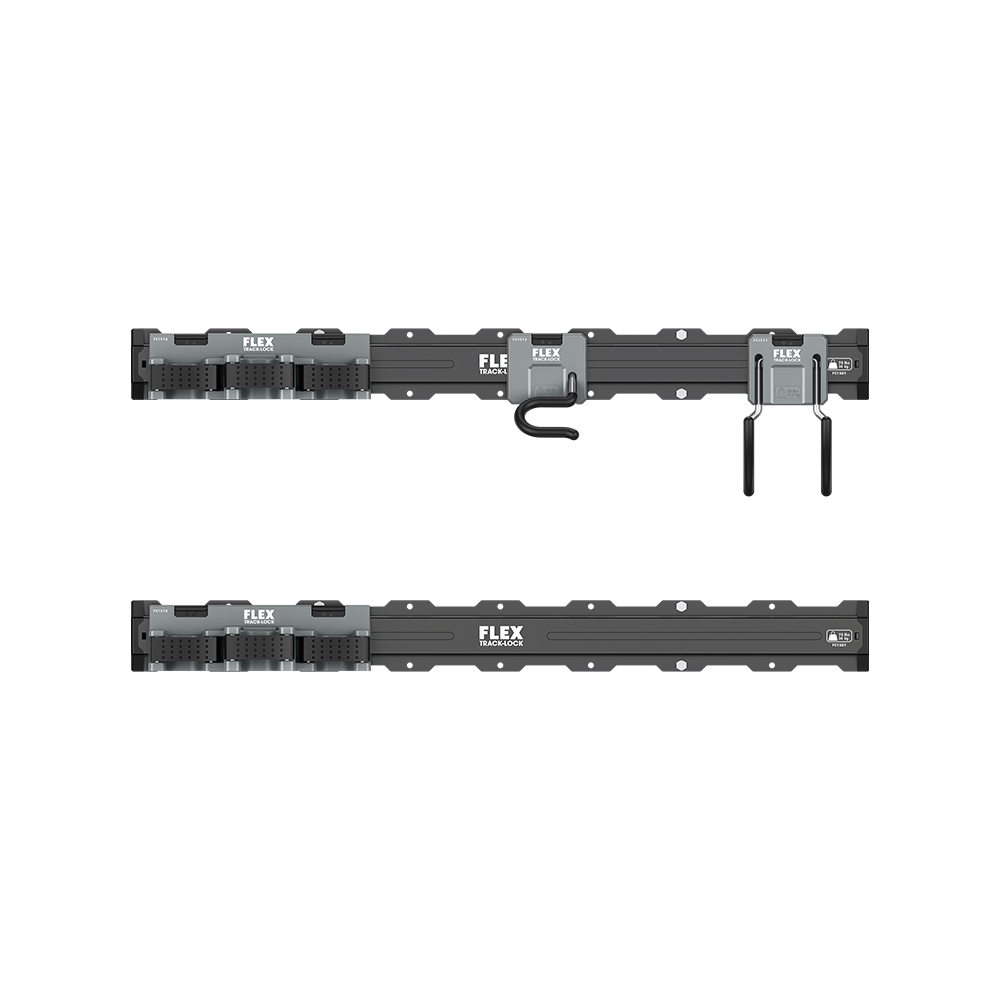 Flex Tools TRACK-LOCK 6-Pc. Landscaping Tool Wall Storage Set FSM1503-6