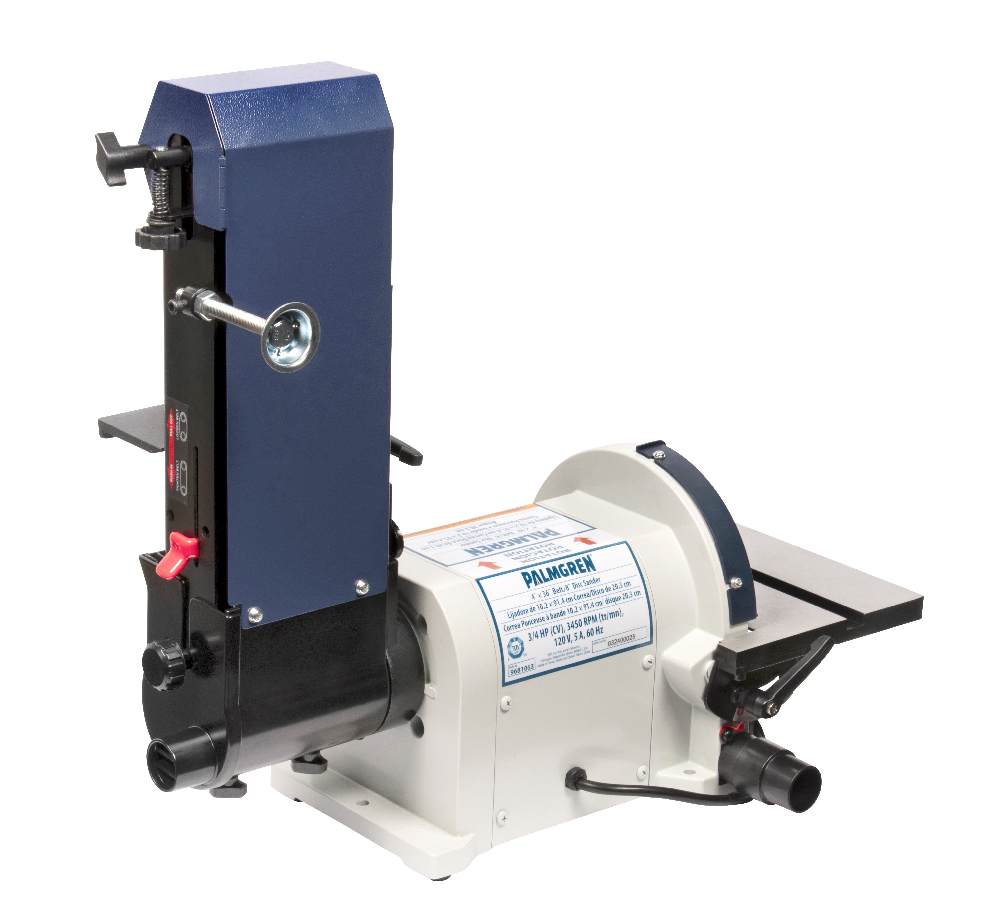 Palmgren 4" x 8" Combination Belt & Disc Machine 9681063