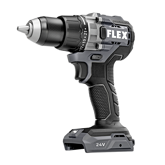 Flex Tools 24V Cordless Brushless 4-Piece Combo Kit with Reciprocating Saw, Oscillating Multi-Tool, Drill Driver, Impact Driver, (2) 2.5Ah Batteries FXM404-2A
